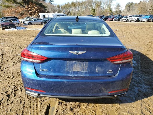 KMHGN4JE2HU210231 - 2017 GENESIS G80 BASE BLUE photo 6