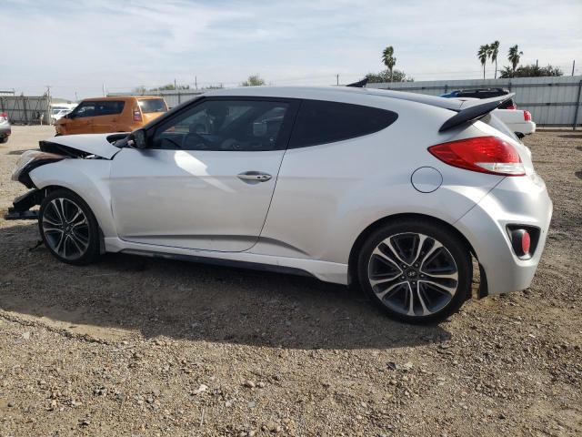 KMHTC6AE9GU258503 - 2016 HYUNDAI VELOSTER TURBO GRAY photo 2