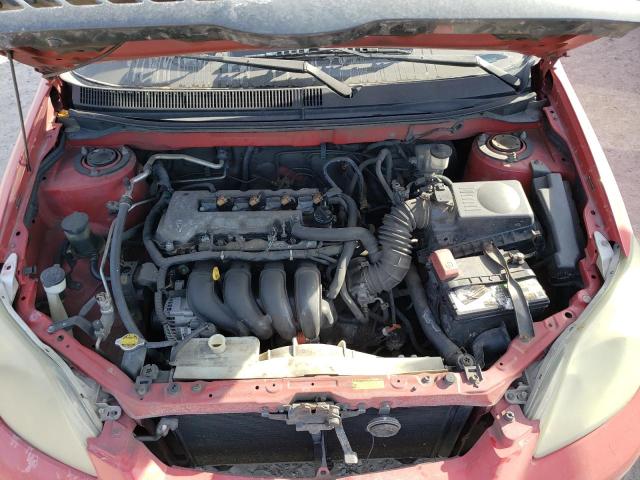 2T1KR32E96C614049 - 2006 TOYOTA COROLLA MA XR RED photo 11