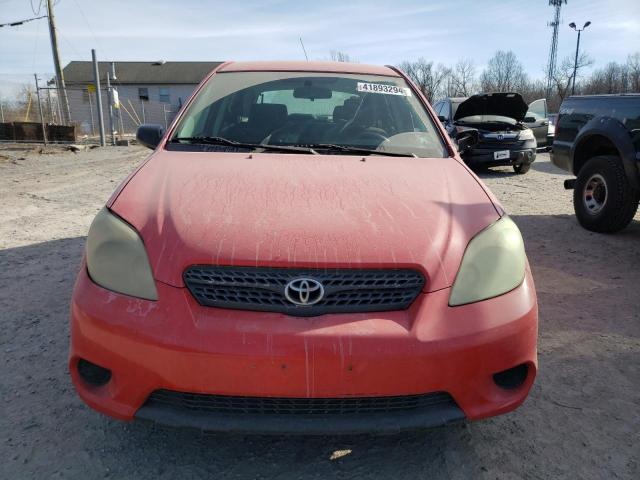 2T1KR32E96C614049 - 2006 TOYOTA COROLLA MA XR RED photo 5