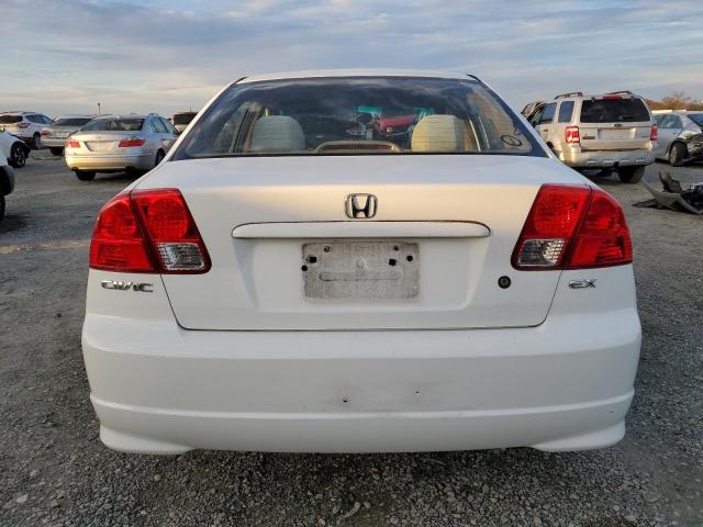 2HGES26725H522018 - 2005 HONDA CIVIC EX WHITE photo 6