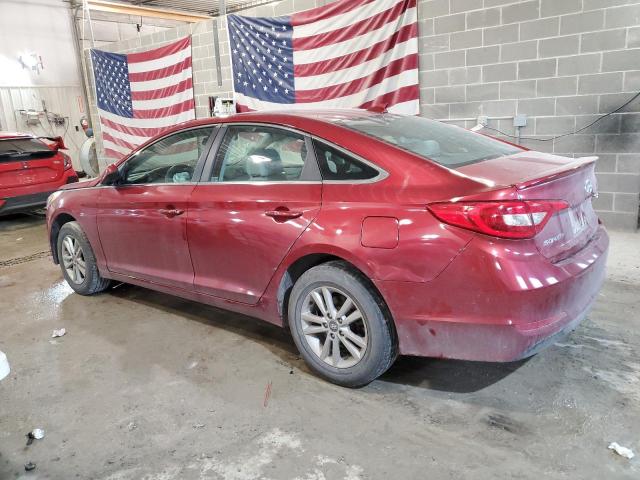 5NPE24AF3GH299281 - 2016 HYUNDAI SONATA SE RED photo 2