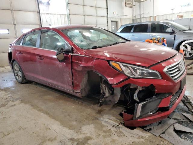 5NPE24AF3GH299281 - 2016 HYUNDAI SONATA SE RED photo 4