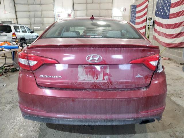 5NPE24AF3GH299281 - 2016 HYUNDAI SONATA SE RED photo 6