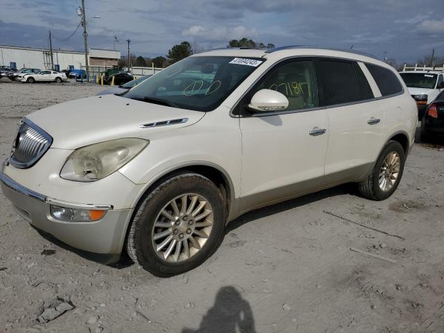 5GAKRBED0BJ331830 - 2011 BUICK ENCLAVE CXL WHITE photo 1