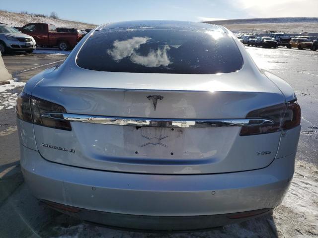 5YJSA1E2XFF112126 - 2015 TESLA MODEL S Արծաթագույն լուսանկար 6