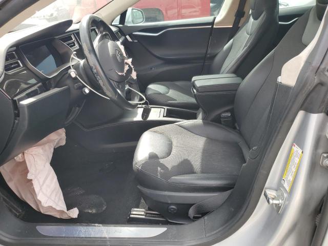 5YJSA1E2XFF112126 - 2015 TESLA MODEL S Արծաթագույն լուսանկար 7
