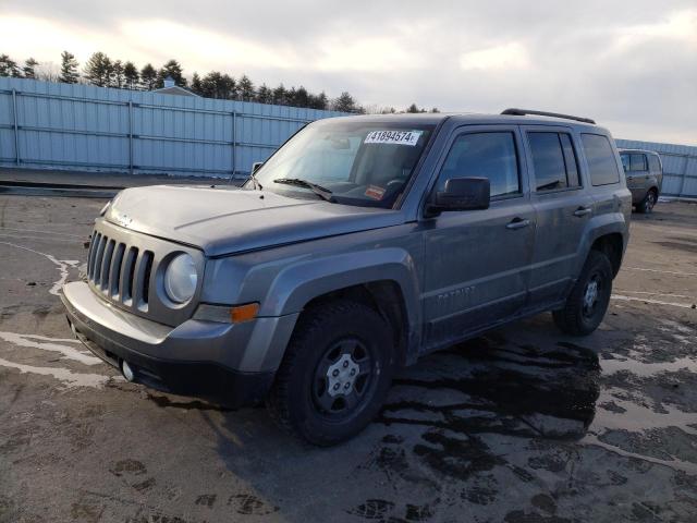 1C4NJRBB3ED592449 - 2014 JEEP PATRIOT SPORT GRAY photo 1