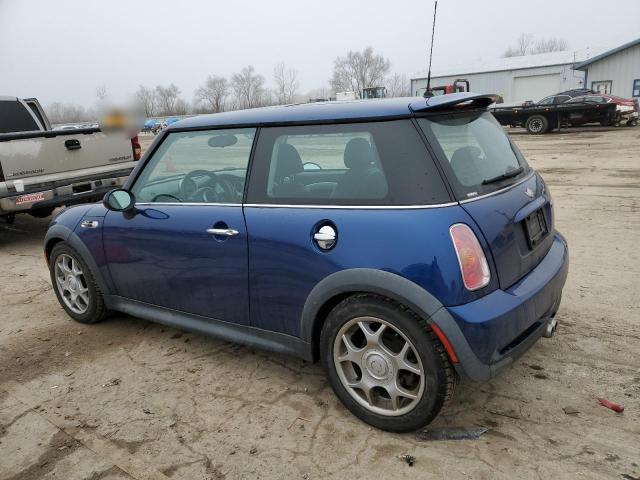 WMWRE33484TD86969 - 2004 MINI COOPER S BLUE photo 2