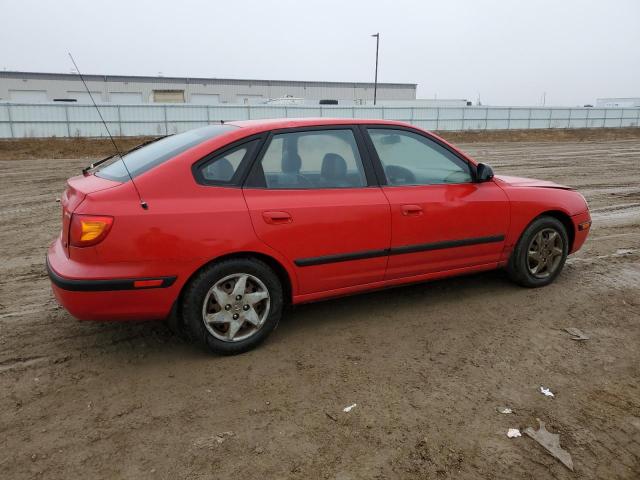 KMHDN55D62U052171 - 2002 HYUNDAI ELANTRA GLS RED photo 3