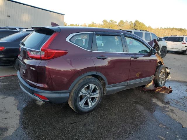 2HKRW5H32JH425001 - 2018 HONDA CR-V LX BURGUNDY photo 3