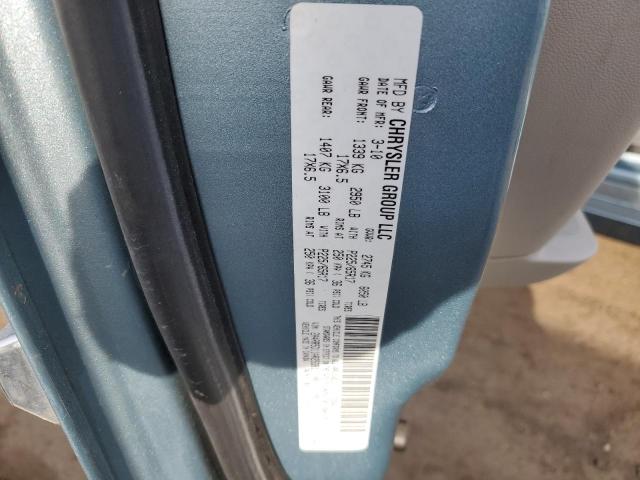 2A4RR5D11AR253911 - 2010 CHRYSLER TOWN & COU TOURING ლურჯი ფოტო 13