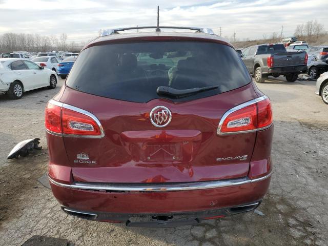 5GAKVCKD8FJ351240 - 2015 BUICK ENCLAVE BURGUNDY photo 6