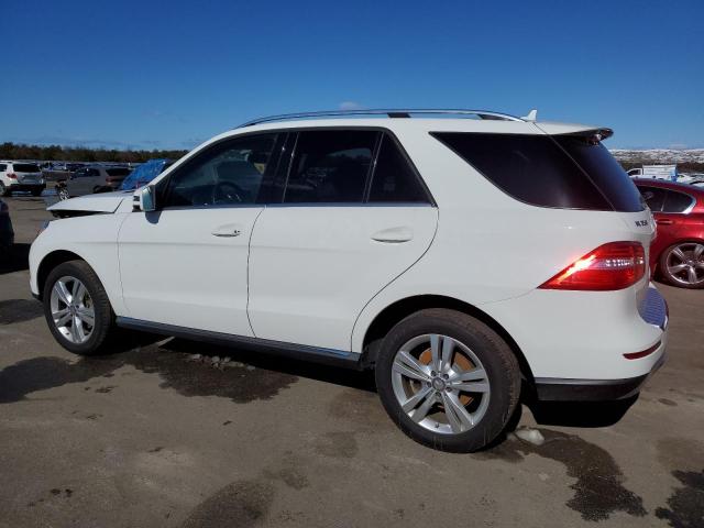 4JGDA5HB4FA545120 - 2015 MERCEDES-BENZ ML 350 4MATIC WHITE photo 2