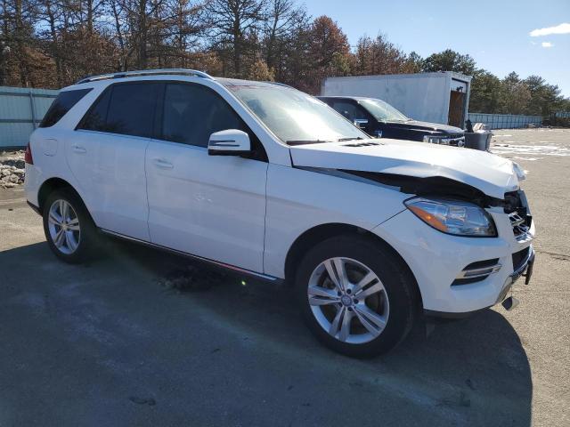 4JGDA5HB4FA545120 - 2015 MERCEDES-BENZ ML 350 4MATIC WHITE photo 4