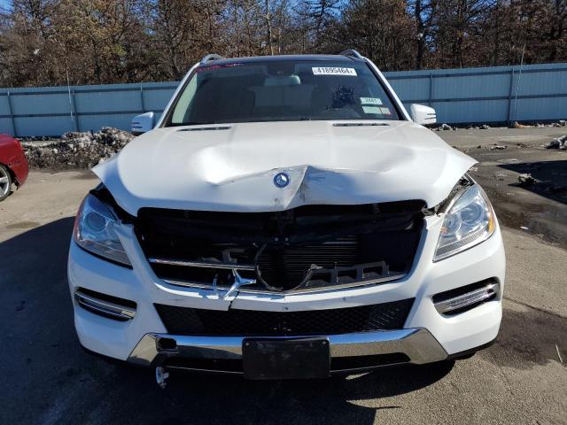 4JGDA5HB4FA545120 - 2015 MERCEDES-BENZ ML 350 4MATIC WHITE photo 5