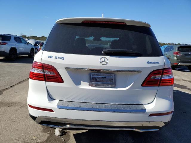 4JGDA5HB4FA545120 - 2015 MERCEDES-BENZ ML 350 4MATIC WHITE photo 6