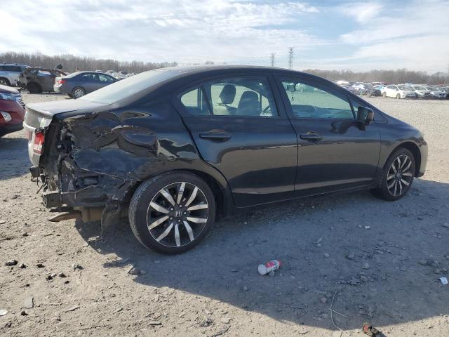 19XFB2F95FE055405 - 2015 HONDA CIVIC EXL შავი ფოტო 3