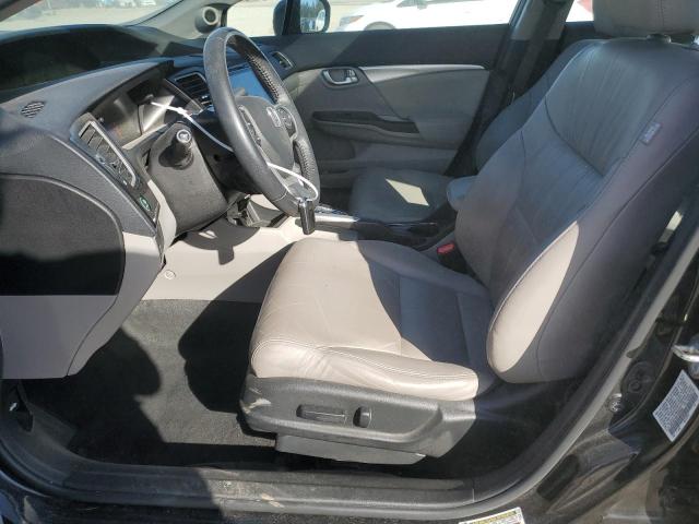 19XFB2F95FE055405 - 2015 HONDA CIVIC EXL შავი ფოტო 7