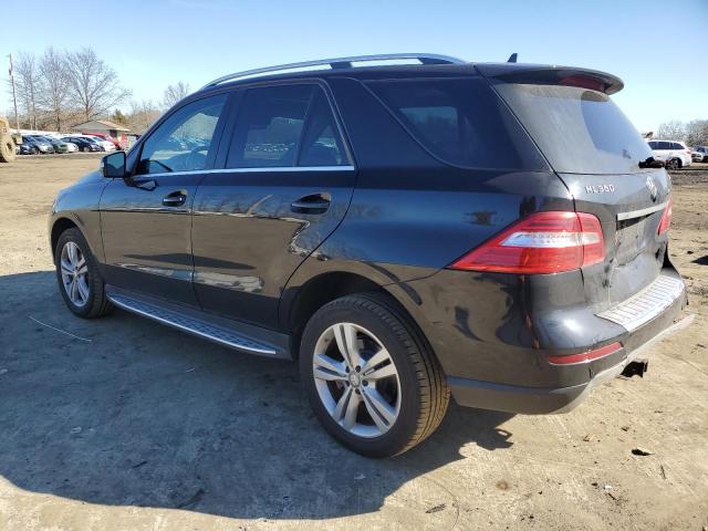 4JGDA5HB2EA397239 - 2014 MERCEDES-BENZ ML 350 4MATIC BLACK photo 2