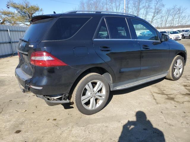 4JGDA5HB2EA397239 - 2014 MERCEDES-BENZ ML 350 4MATIC BLACK photo 3