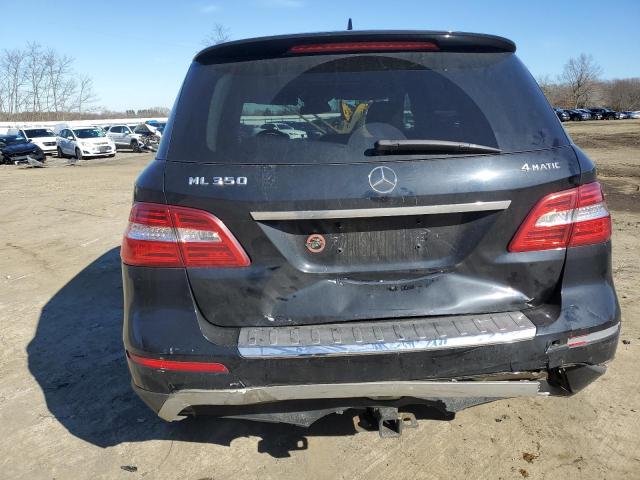 4JGDA5HB2EA397239 - 2014 MERCEDES-BENZ ML 350 4MATIC BLACK photo 6