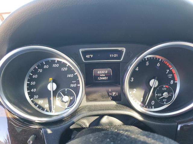 4JGDA5HB2EA397239 - 2014 MERCEDES-BENZ ML 350 4MATIC BLACK photo 9