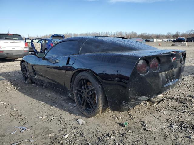 1G1YY26W785107251 - 2008 CHEVROLET CORVETTE BLACK photo 2