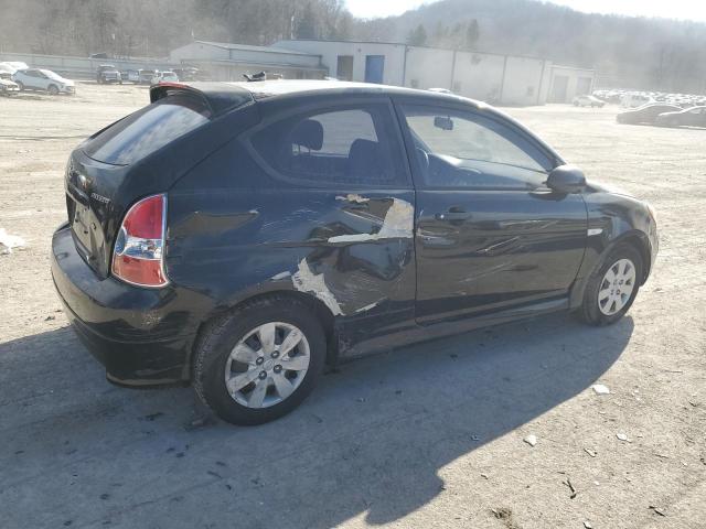 KMHCM36C88U094620 - 2008 HYUNDAI ACCENT GS BLACK photo 3