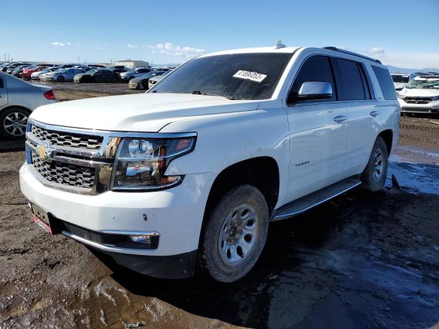 1GNSKCKC8GR153685 - 2016 CHEVROLET TAHOE K1500 LTZ WHITE photo 1