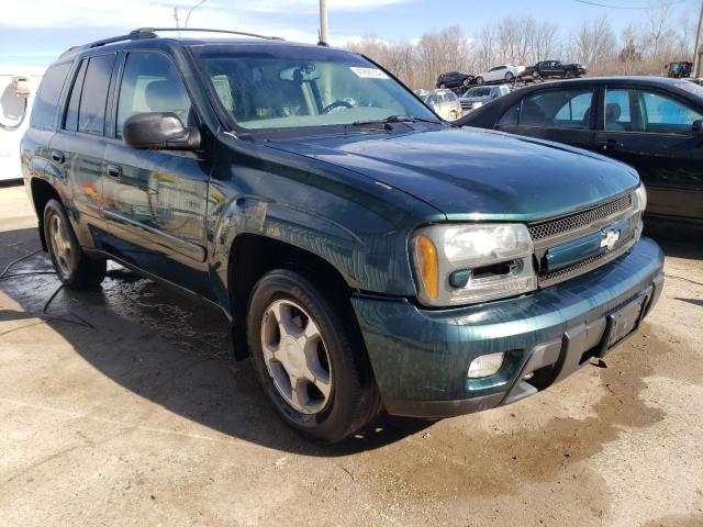 1GNDT13S552365014 - 2005 CHEVROLET TRAILBLAZE LS GREEN photo 4