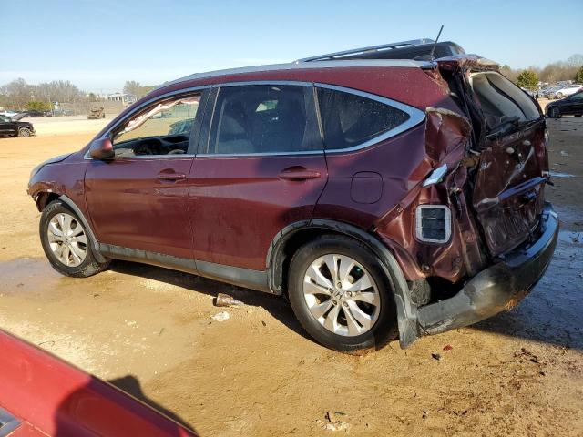 5J6RM4H79EL093377 - 2014 HONDA CR-V EXL MAROON photo 2