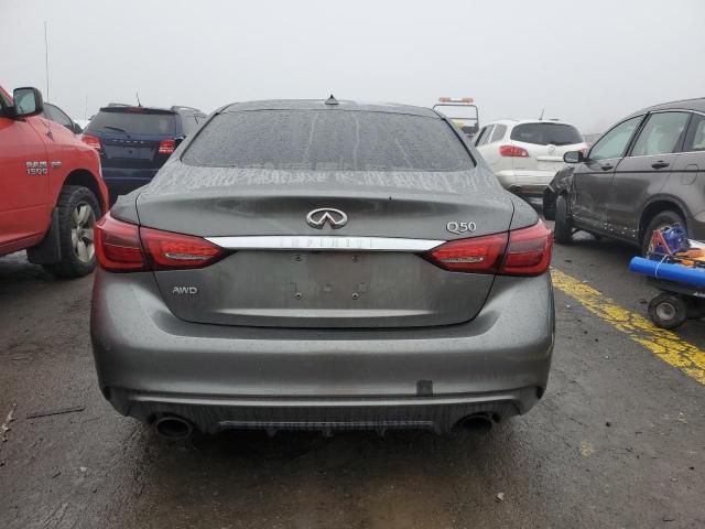 JN1EV7AR6JM443053 - 2018 INFINITI Q50 LUXE GRAY photo 6