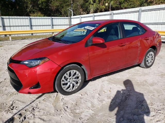 5YFBURHE7JP838132 - 2018 TOYOTA COROLLA L RED photo 1