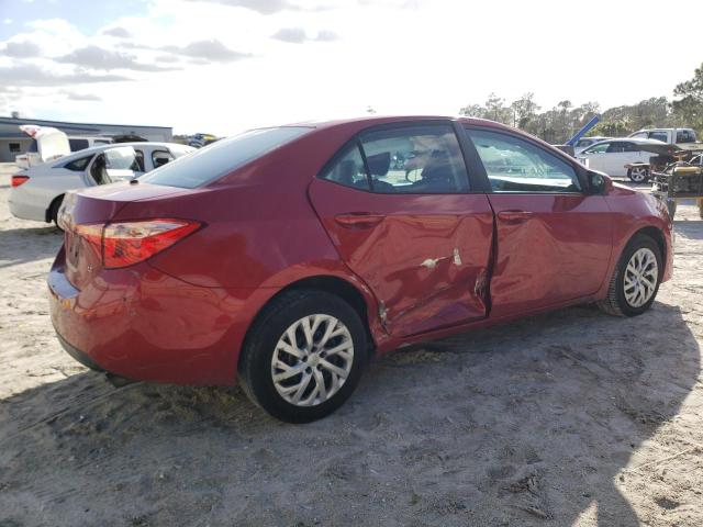 5YFBURHE7JP838132 - 2018 TOYOTA COROLLA L RED photo 3