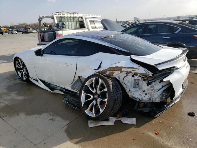 JTHHP5AY2KA006071 - 2019 LEXUS LC 500 WHITE photo 2