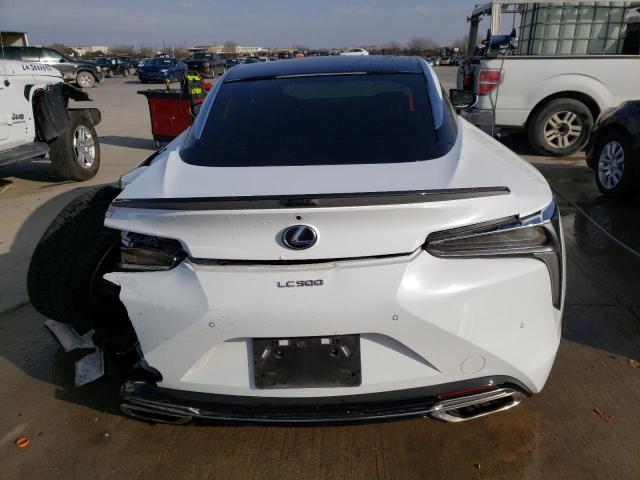 JTHHP5AY2KA006071 - 2019 LEXUS LC 500 WHITE photo 6