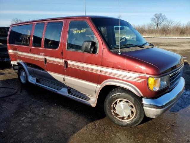 1FMEE11H7SHA51576 - 1995 FORD ECONOLINE E150 BURGUNDY photo 4