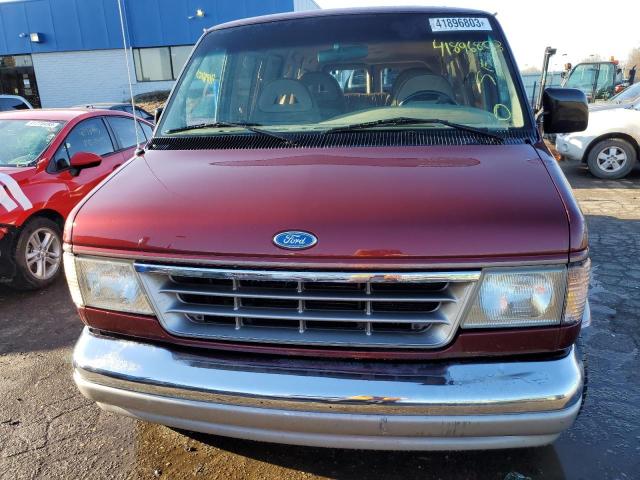 1FMEE11H7SHA51576 - 1995 FORD ECONOLINE E150 BURGUNDY photo 5