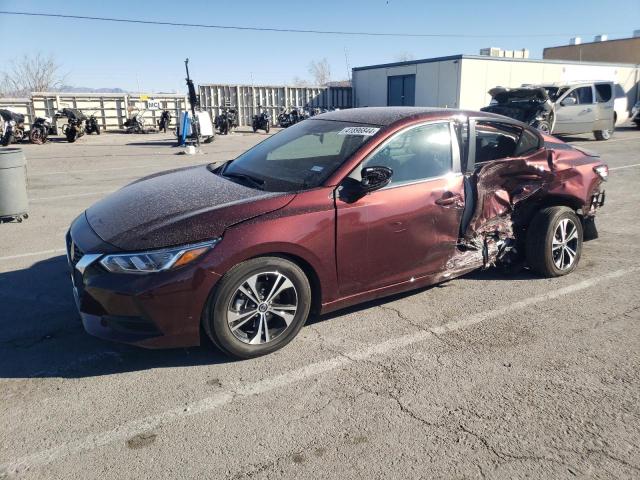 3N1AB8CV3PY318296 - 2023 NISSAN SENTRA SV BURGUNDY photo 1