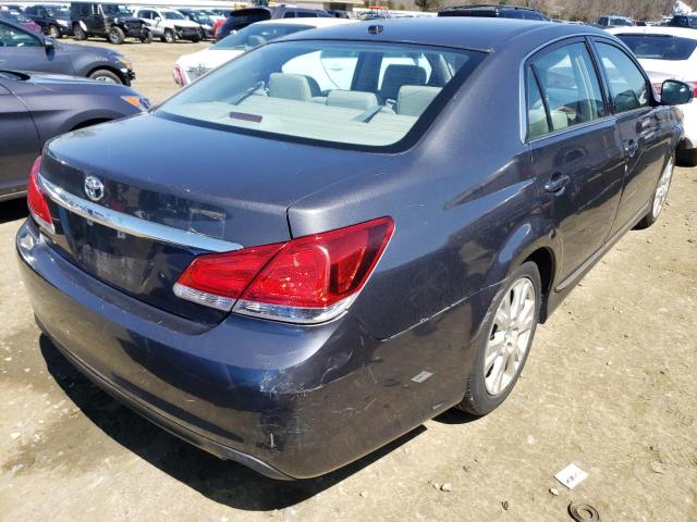 4T1BK3DB5CU455953 - 2012 TOYOTA AVALON BASE GRAY photo 4