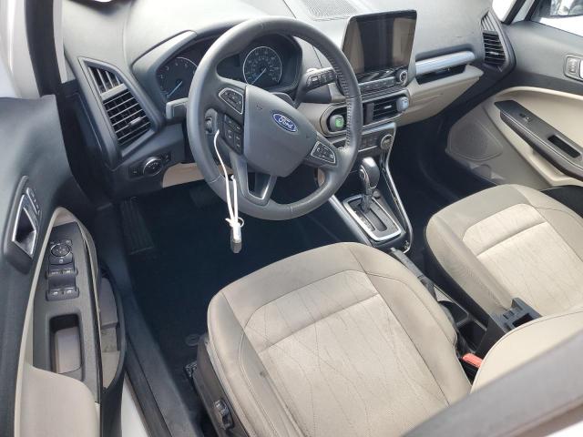 MAJ3S2GE3KC261649 - 2019 FORD ECOSPORT SE თეთრი ფოტო 8