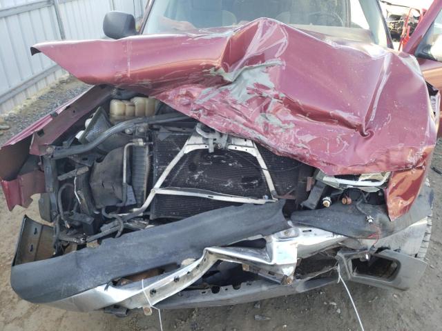 3GNEC12T74G289042 - 2004 CHEVROLET AVALANCHE C1500 BURGUNDY photo 11