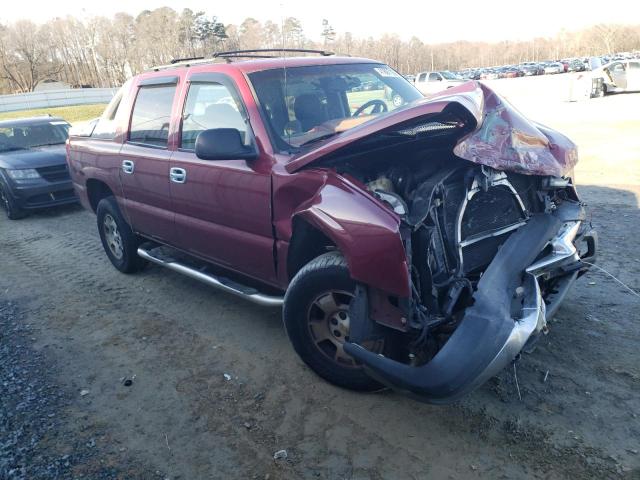 3GNEC12T74G289042 - 2004 CHEVROLET AVALANCHE C1500 BURGUNDY photo 4