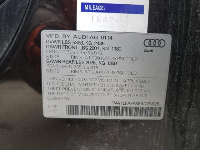 WA1LFAFPXEA079825 - 2014 AUDI Q5 PREMIUM PLUS CHARCOAL photo 13