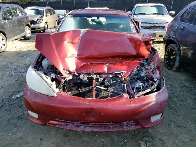 4T1BE30K56U164791 - 2006 TOYOTA CAMRY LE RED photo 5
