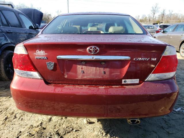 4T1BE30K56U164791 - 2006 TOYOTA CAMRY LE RED photo 6