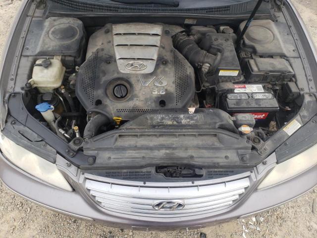 KMHFC46F76A104455 - 2006 HYUNDAI AZERA SE GRAY photo 11