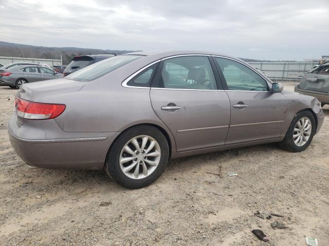 KMHFC46F76A104455 - 2006 HYUNDAI AZERA SE GRAY photo 3