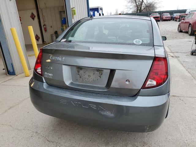 1G8AZ55F36Z203483 - 2006 SATURN ION LEVEL 2 GRAY photo 6